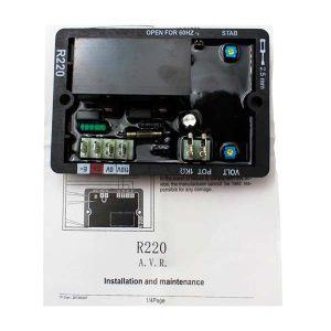 TARJETA REGULADORA DE VOLTAJE R220 AVR LEROY SOMER